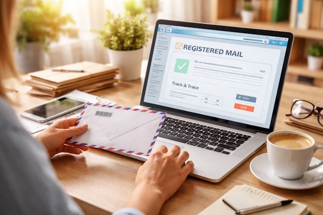 Como enviar uma carta registada sem sair de casa